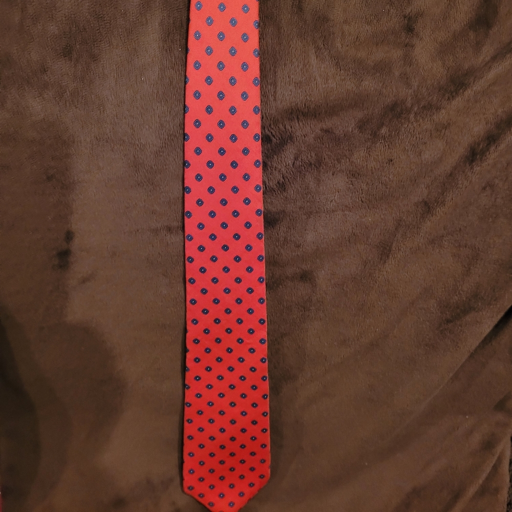 Bert Pulitzer All Silk Red Tie